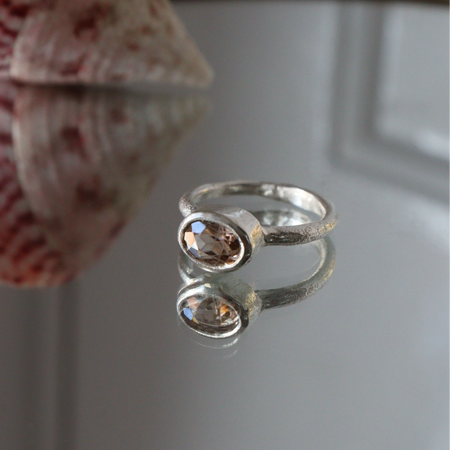 Smokey Quartz ring