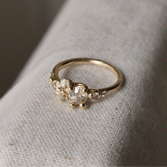 Antique Diamond cluster ring