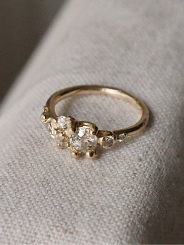 Antique Diamond cluster ring